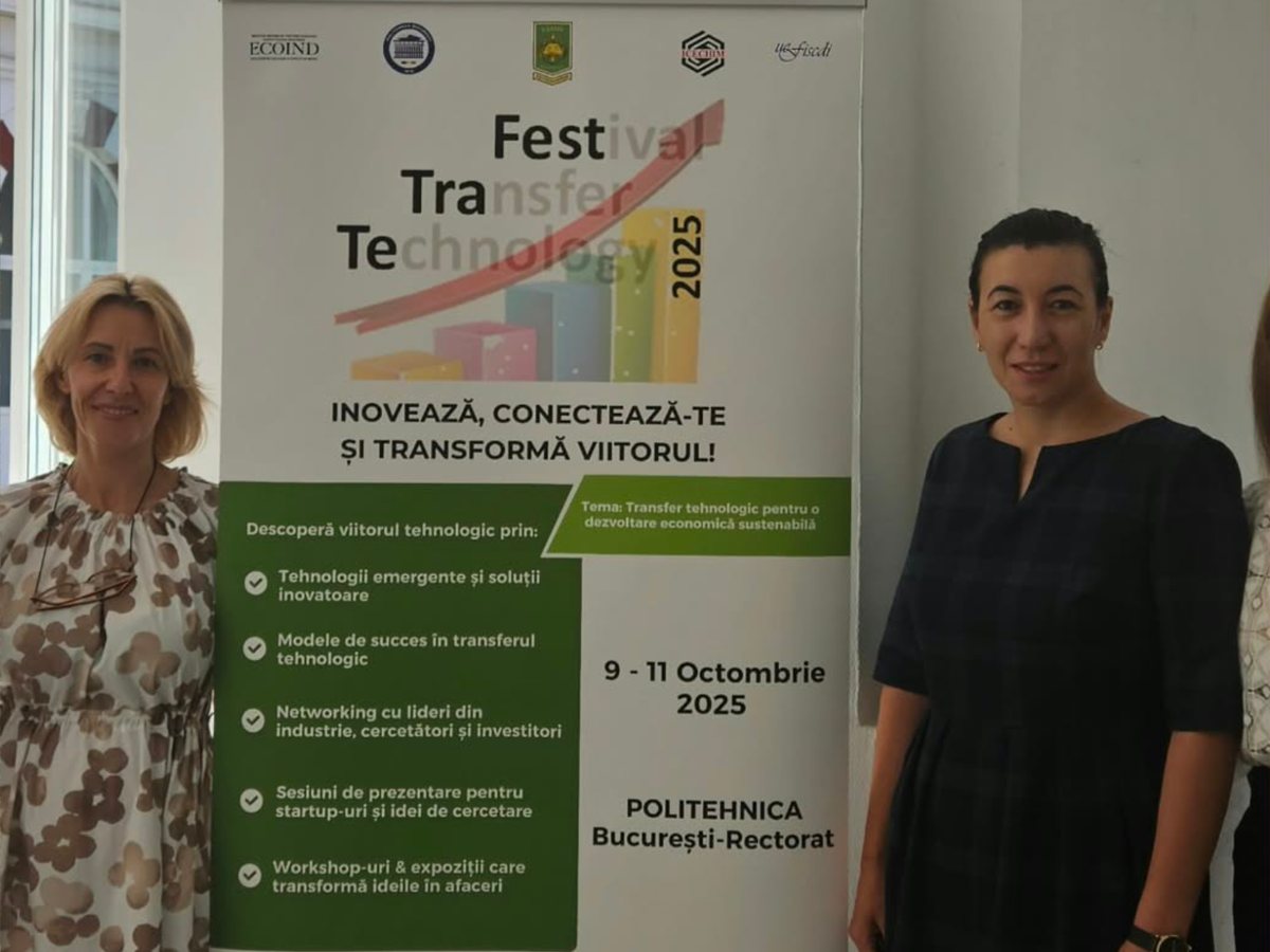 Două colege GIS la Festivalul Transfer Technology 2025, Politehnica București