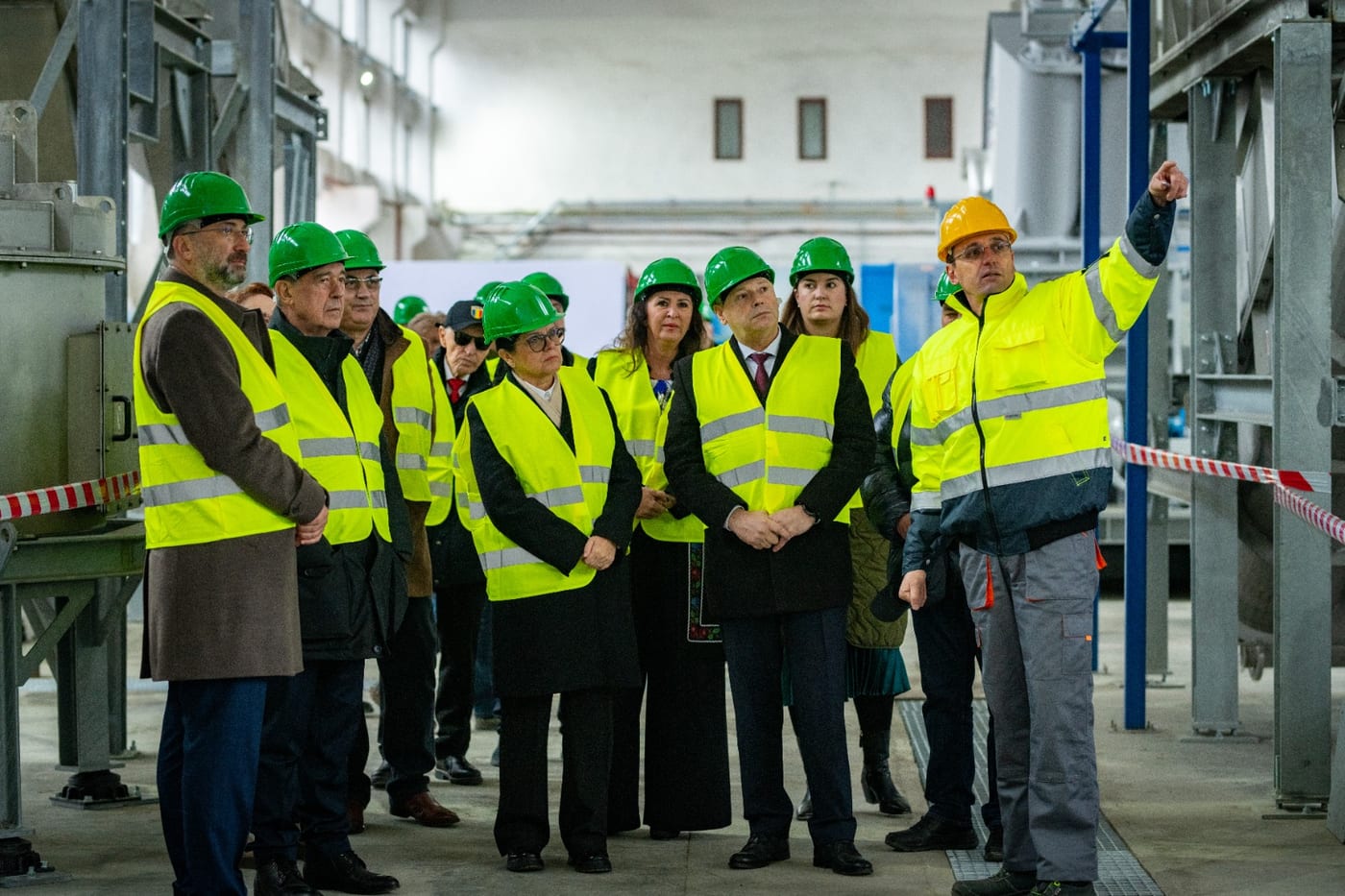 Vizita în fabrica de reciclare PET de la Brad, la inaugurare